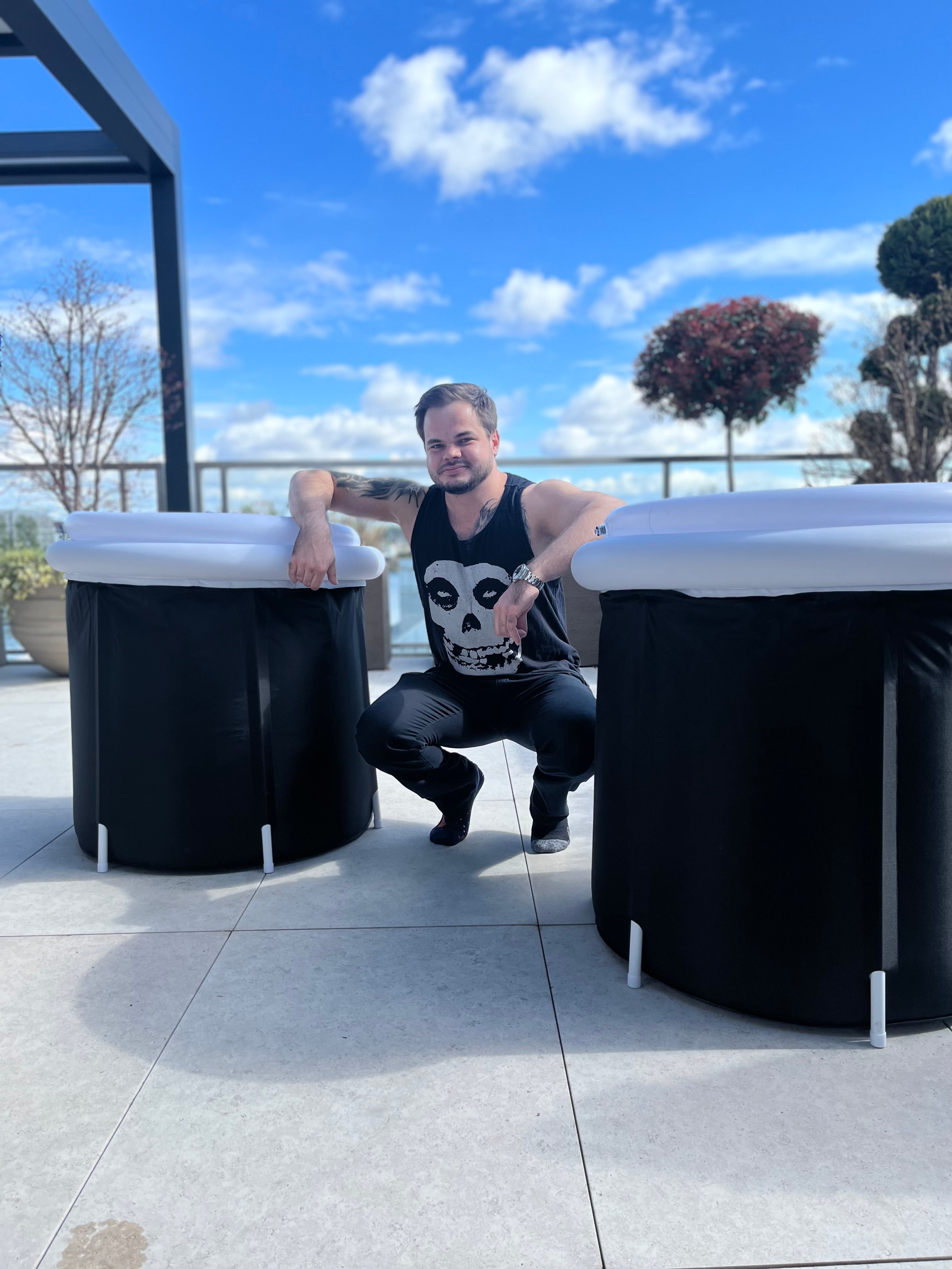 Deluxe Eisbad Black